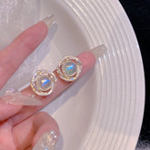 {Test Product}Mermaid Ji pearl earrings mosquito disk ear clip without ear holes female temperament earrings earrings gift