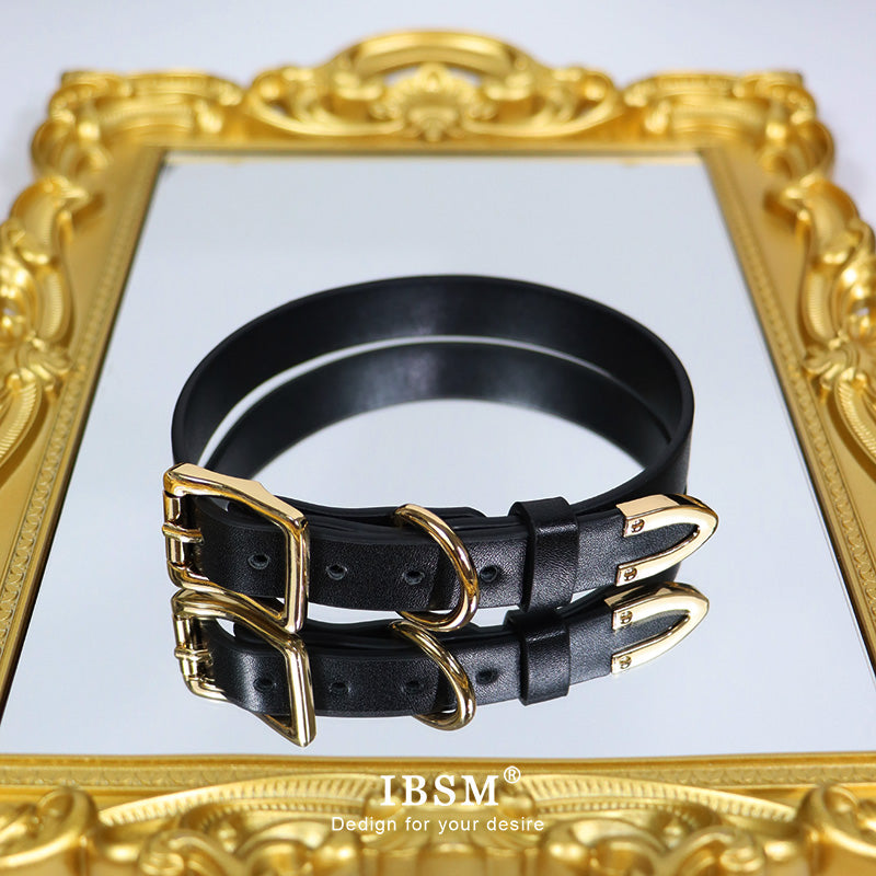 {Test Product}collar female engraved customized leather choker neckband bell bone pendant punk wind Harajuku subculture necklace