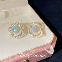 {Test Product}Mermaid Ji pearl earrings mosquito disk ear clip without ear holes female temperament earrings earrings gift
